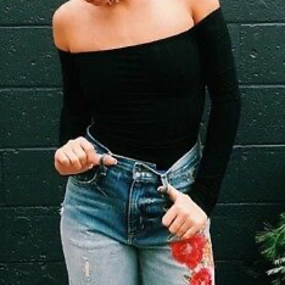 Emma & Sam Tops - Off the Shoulder Bodysuit